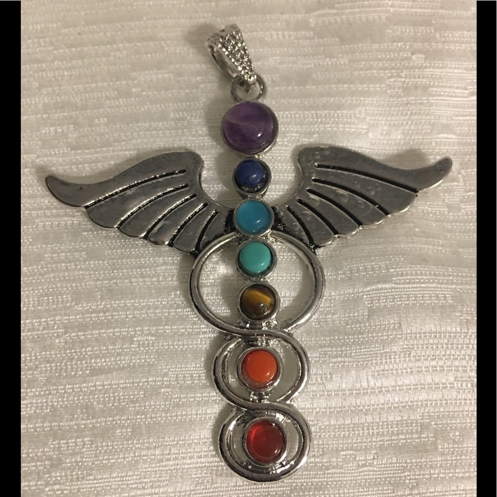 Angel/Chakra Pendant - Picture 2 of 4